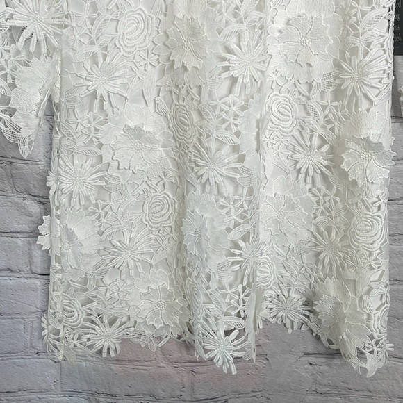 Tuckernuck Blanc Guipure White Lace Daphne Dress Size Large Brand New W/Tags - Picture 7 of 16